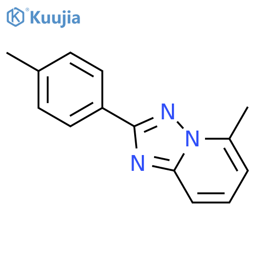 [1,2,4]Triazolo[1,5-a]pyridine, 5-methyl-2-(4-methylphenyl)- structure