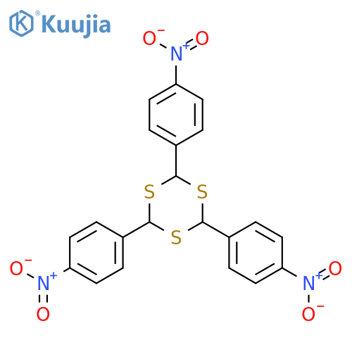 1,3,5-Trithiane, 2,4,6-tris(4-nitrophenyl)- structure