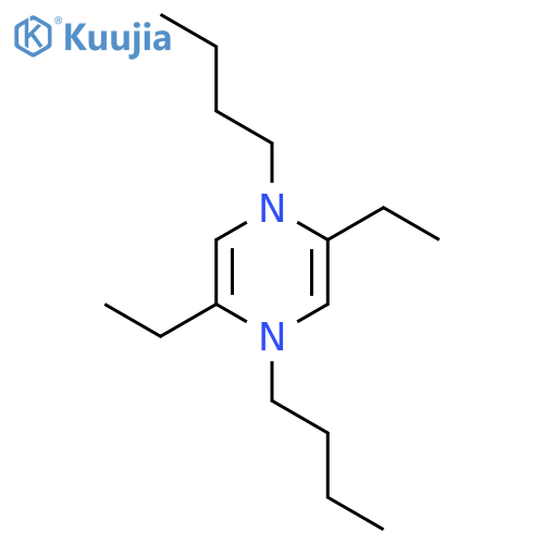 Pyrazine, 1,4-dibutyl-2,5-diethyl-1,4-dihydro- structure