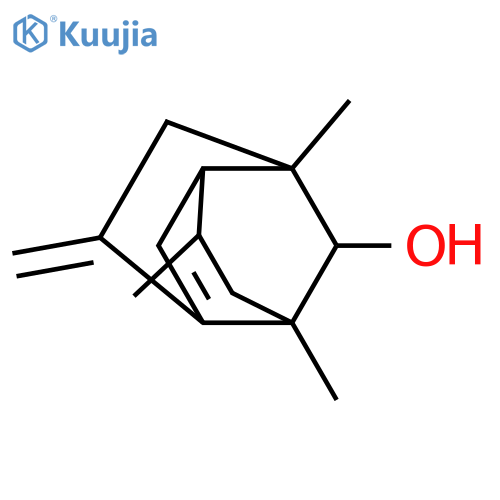Tricyclo[4.4.0.03,8]dec-4-en-2-ol, 1,3,5-trimethyl-9-methylene- structure