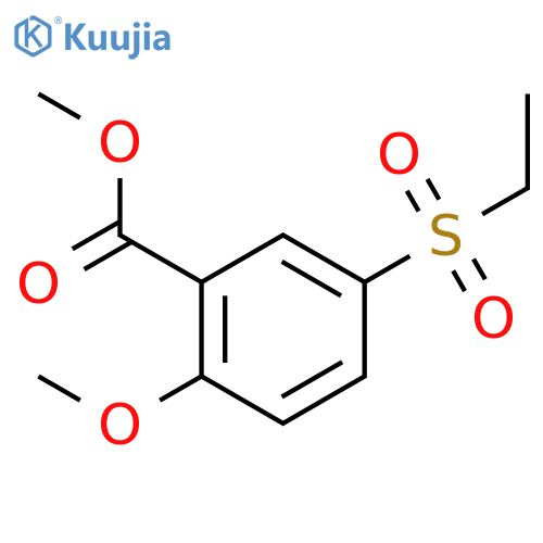 Methyl 5-(Ethylsulfonyl)-2-methoxybenzoate structure