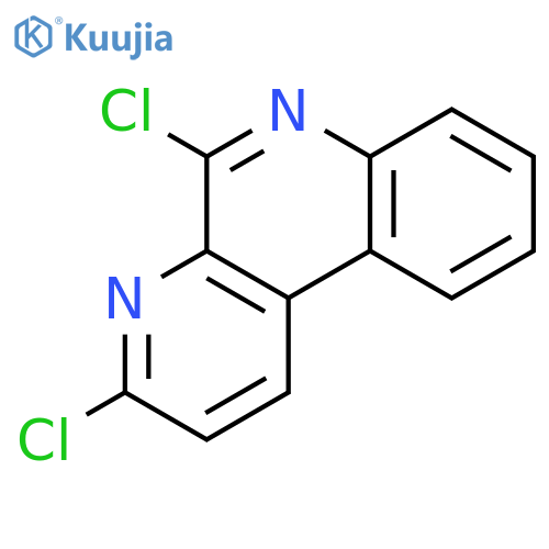 Benzo[f][1,7]naphthyridine, 3,5-dichloro- structure