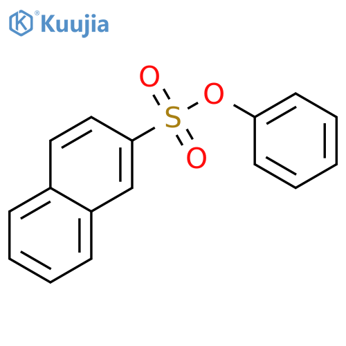 2-Naphthalenesulfonic acid, phenyl ester structure