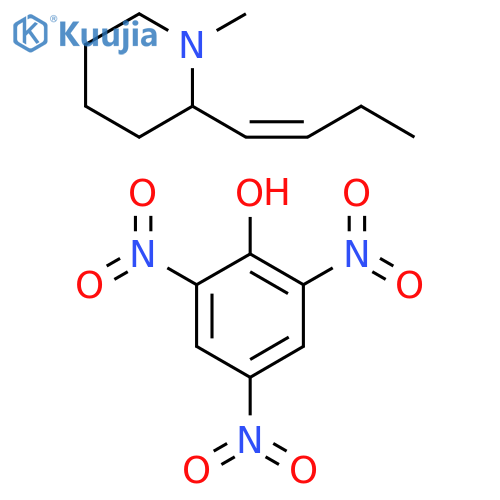 Piperidine, 2-(1-butenyl)-1-methyl-, (Z)-, compd. with 2,4,6-trinitrophenol (1:1) (9CI) structure