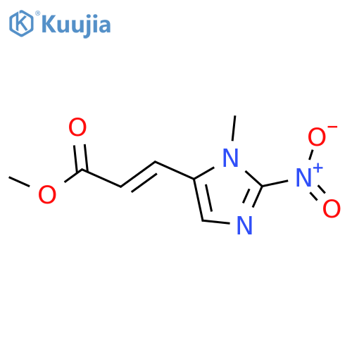 methyl (2E)-3-(1-methyl-2-nitro-1H-imidazol-5-yl)prop-2-enoate structure