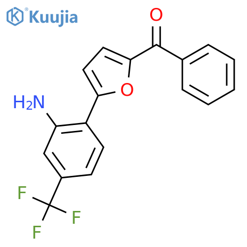 Methanone, [5-[2-amino-4-(trifluoromethyl)phenyl]-2-furanyl]phenyl- structure