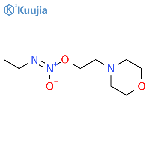 MORPHOLINE, 4-[2-[(ETHYL-NNO-AZOXY)OXY]ETHYL]- structure