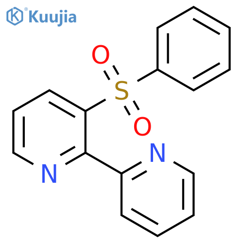Bipyridine, (phenylsulfonyl)- structure