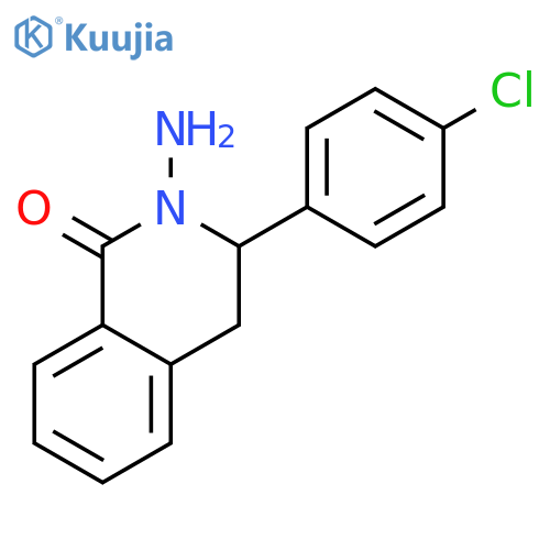 1(2H)-Isoquinolinone, 2-amino-3-(4-chlorophenyl)-3,4-dihydro- structure