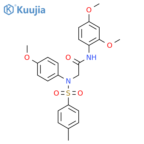 N-(2,4-dimethoxyphenyl)-N~2~-(4-methoxyphenyl)-N~2~-[(4-methylphenyl)sulfonyl]glycinamide structure