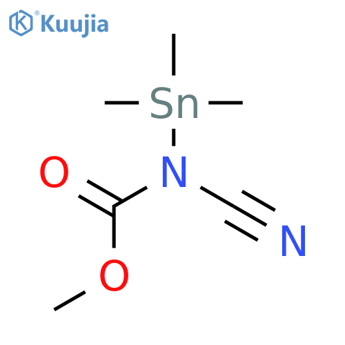 Carbamic acid, cyano(trimethylstannyl)-, methyl ester structure