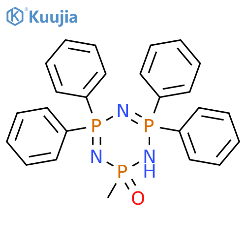 1,3,5,2,4,6-Triazatriphosphorine, 1,2,4,4,6,6-hexahydro-2-methyl-4,4,6,6-tetraphenyl-, 2-oxide (9CI) structure