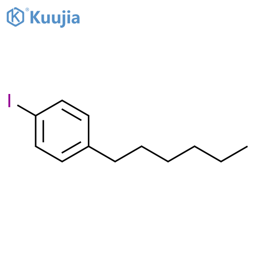 1-n-Hexyl-4-iodobenzene structure
