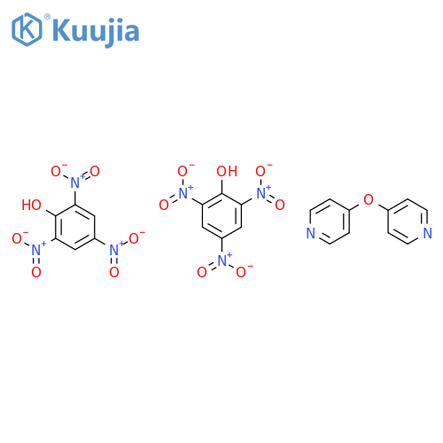 Pyridine, 4,4'-oxybis-, compd. with 2,4,6-trinitrophenol (1:2) structure