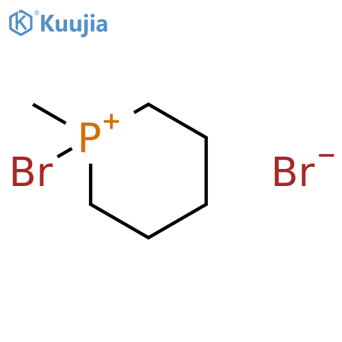 Phosphorinanium, 1-bromo-1-methyl-, bromide structure