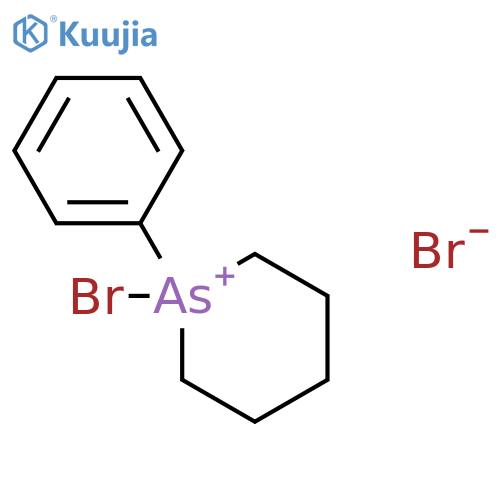 Arsenanium, 1-bromo-1-phenyl-, bromide structure