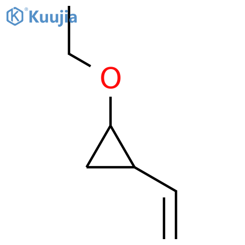 Cyclopropane, 1-ethenyl-2-ethoxy-, trans- structure