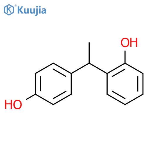 Phenol, 2-[1-(4-hydroxyphenyl)ethyl]- structure