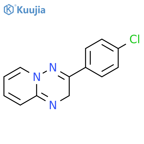 2H-PYRIDO[1,2-B][1,2,4]TRIAZINE, 3-(4-CHLOROPHENYL)- structure