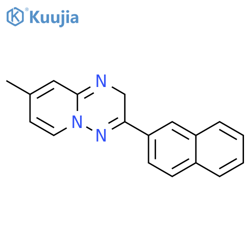 2H-PYRIDO[1,2-B][1,2,4]TRIAZINE, 8-METHYL-3-(2-NAPHTHALENYL)- structure