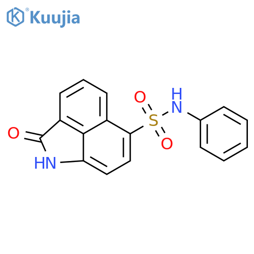 BENZ[CD]INDOLE-6-SULFONAMIDE, 1,2-DIHYDRO-2-OXO-N-PHENYL- structure