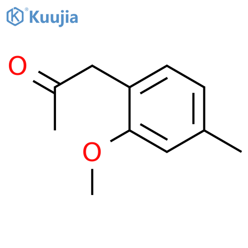 1-(2-methoxy-4-methylphenyl)propan-2-one structure