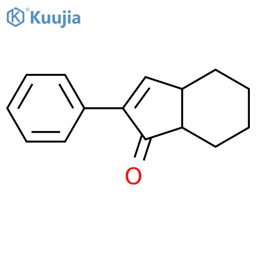 1H-Inden-1-one, 3a,4,5,6,7,7a-hexahydro-2-phenyl- structure