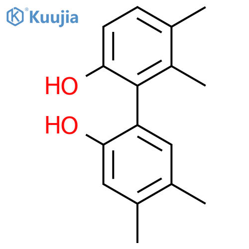 [1,1'-Biphenyl]-2,2'-diol, 4,5,5',6'-tetramethyl- structure
