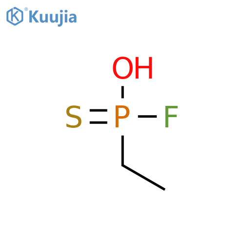 Phosphonofluoridothioic acid, ethyl- structure