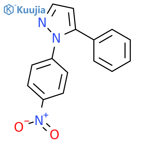 1-(4-Nitrophenyl)-5-phenyl-1H-pyrazole structure