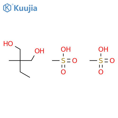 1,3-Propanediol, 2-ethyl-2-methyl-, dimethanesulfonate structure