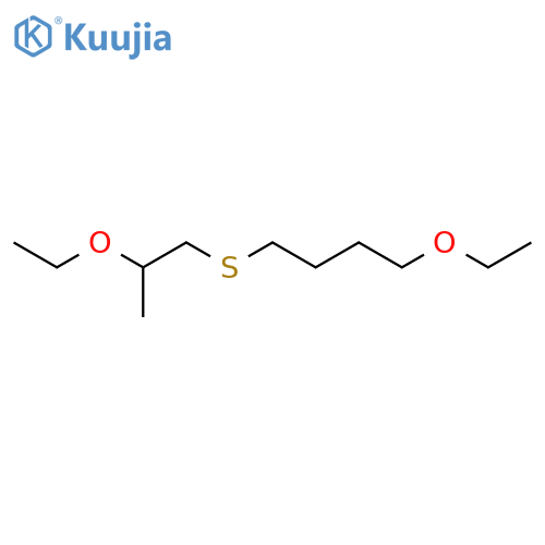 Butane, 1-ethoxy-4-[(2-ethoxypropyl)thio]- structure