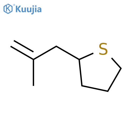 Thiophene, tetrahydro-2-(2-methyl-2-propenyl)- structure