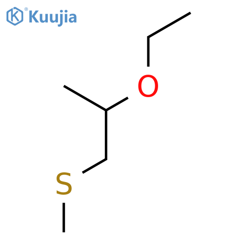 Propane, 2-ethoxy-1-(methylthio)- structure