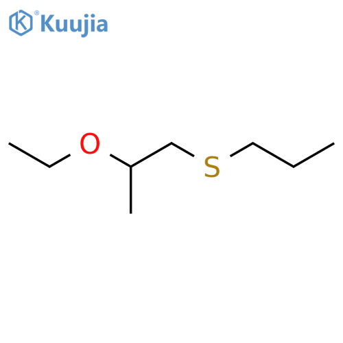 Propane, 2-ethoxy-1-(propylthio)- structure
