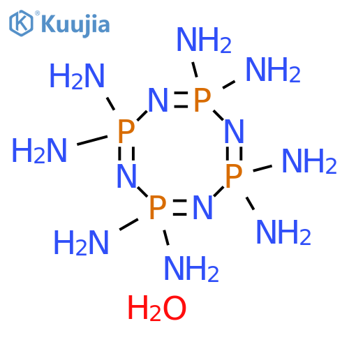1,3,5,7,2,4,6,8-Tetrazatetraphosphocine, 2,2,4,4,6,6,8,8-octaamino-2,2,4,4,6,6,8,8-octahydro-, monohydrate (9CI) structure