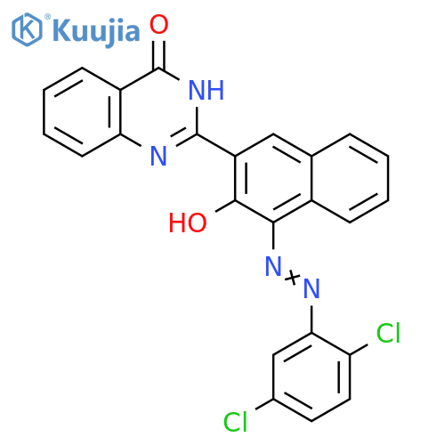 4(1H)-Quinazolinone,2-[4-[(2,5-dichlorophenyl)azo]-3-hydroxy-2-naphthalenyl]- structure