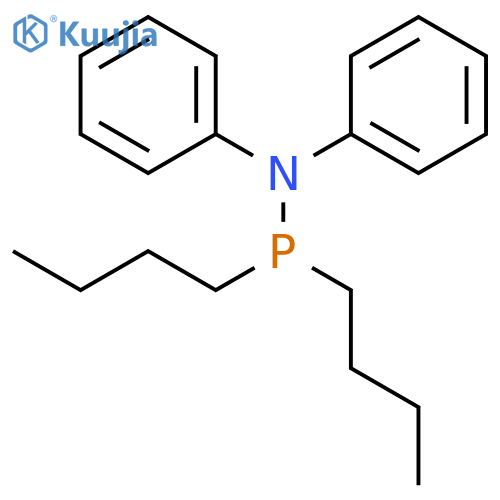 Phosphinous amide, P,P-dibutyl-N,N-diphenyl- structure
