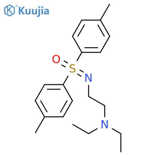 SULFOXIMINE, N-[2-(DIETHYLAMINO)ETHYL]-S,S-BIS(4-METHYLPHENYL)- structure