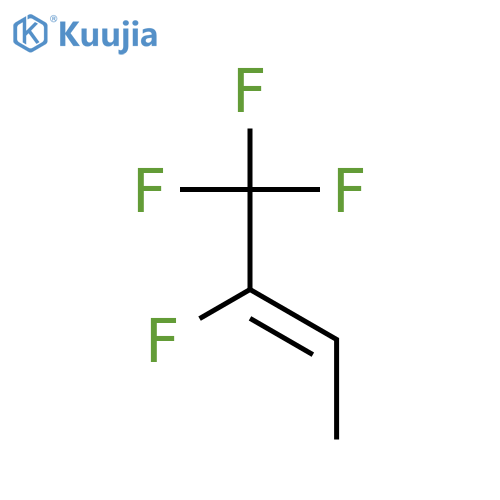 (2E)-1,1,1,2-tetrafluorobut-2-ene structure