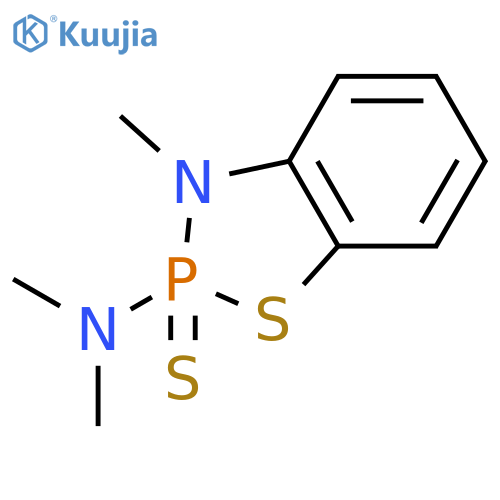 1,3,2-Benzothiazaphosphol-2(3H)-amine, N,N,3-trimethyl-, 2-sulfide structure