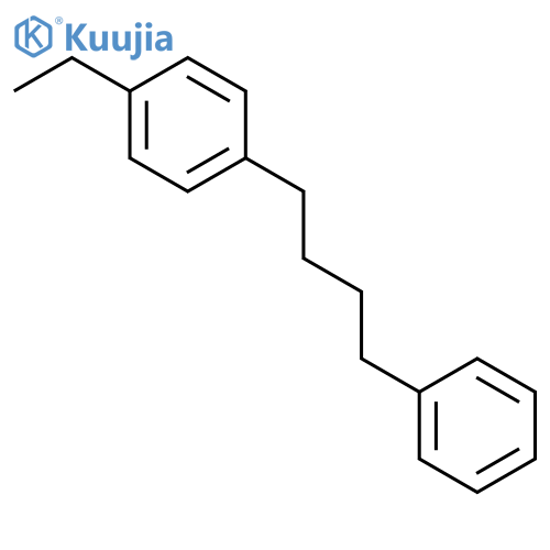 Benzene, 1-ethyl-4-(4-phenylbutyl)- structure