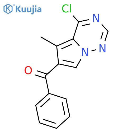 METHANONE, (4-CHLORO-5-METHYLPYRROLO[2,1-F][1,2,4]TRIAZIN-6-YL)PHENYL- structure