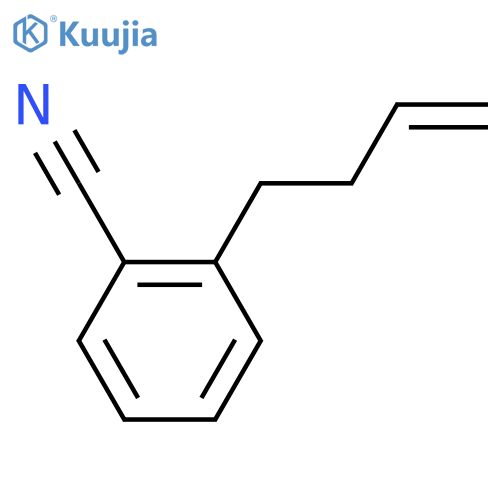 Benzonitrile, 2-(3-butenyl)- structure