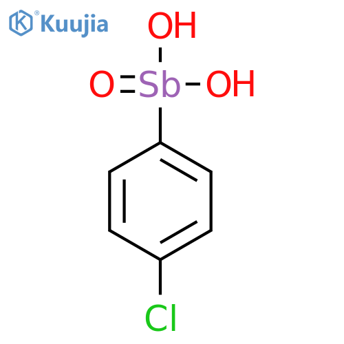 STIBINE OXIDE, (4-CHLOROPHENYL)DIHYDROXY- structure