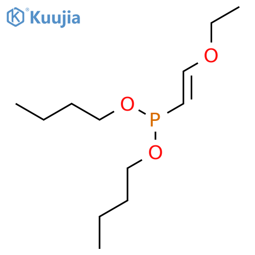 Phosphonous acid, (2-ethoxyethenyl)-, dibutyl ester structure