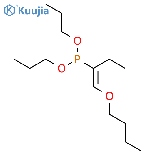 Phosphonous acid, [1-(butoxymethylene)propyl]-, dipropyl ester structure