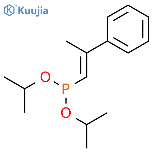 PHOSPHONOUS ACID, (2-PHENYL-1-PROPENYL)-, BIS(1-METHYLETHYL) ESTER structure