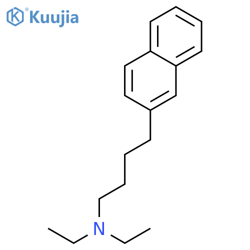 2-Naphthalenebutanamine, N,N-diethyl- structure