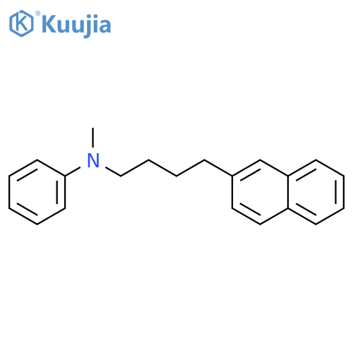 2-Naphthalenebutanamine, N-methyl-N-phenyl- structure